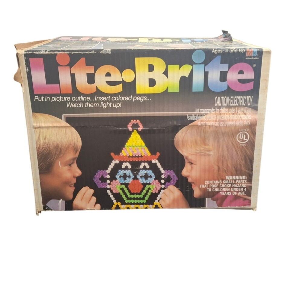 Vintage 1990 Toy LiteBrite Original Packaging Working! Model 4780